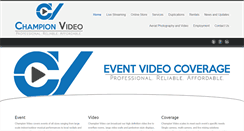 Desktop Screenshot of championvideoonline.com